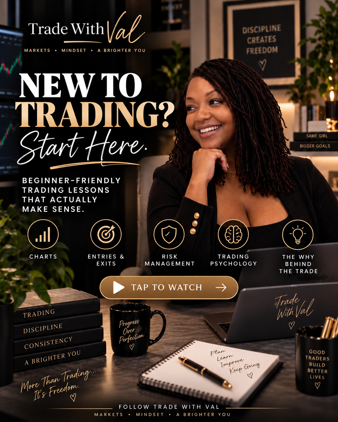 New to trading? Start here. Val's beginner-friendly trading lessons
